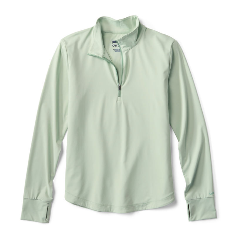 Women's Sun Defense 1/4-Zip - LIGHT JADE
