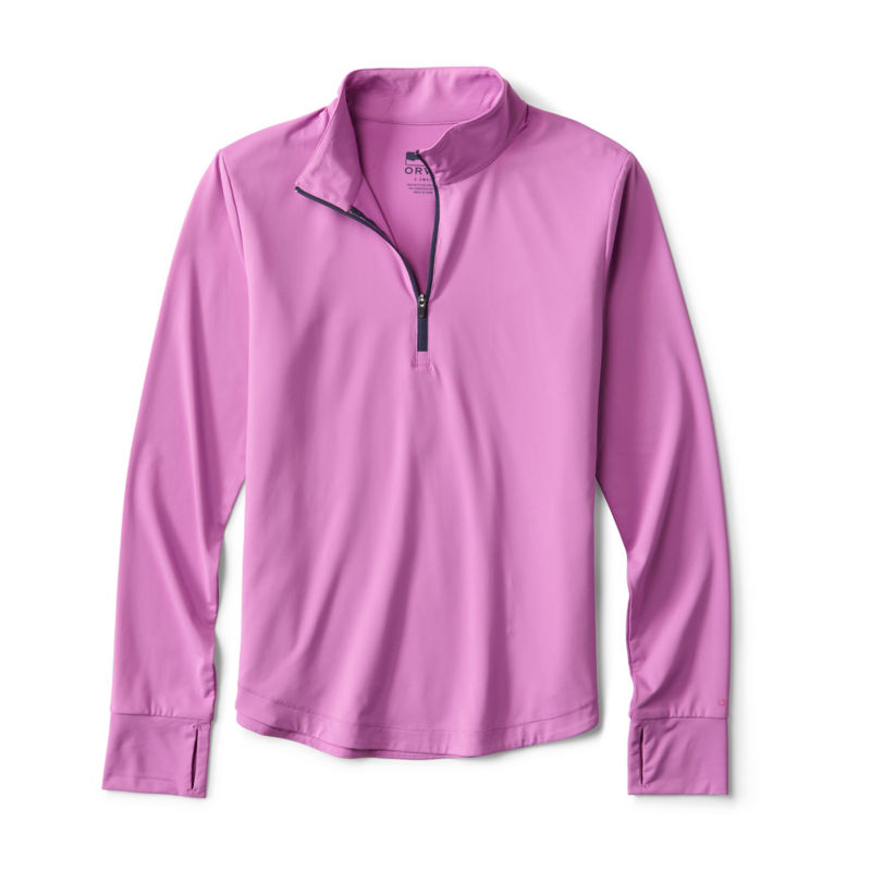 Women's Sun Defense 1/4-Zip - BRIGHT LILAC image number 3