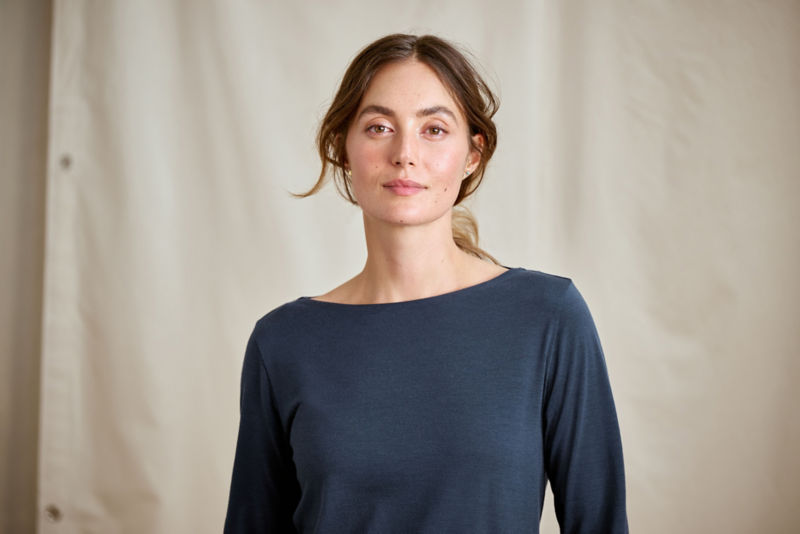 Outbound Merino Wool 3/4-Sleeve Boatneck Tee | Orvis