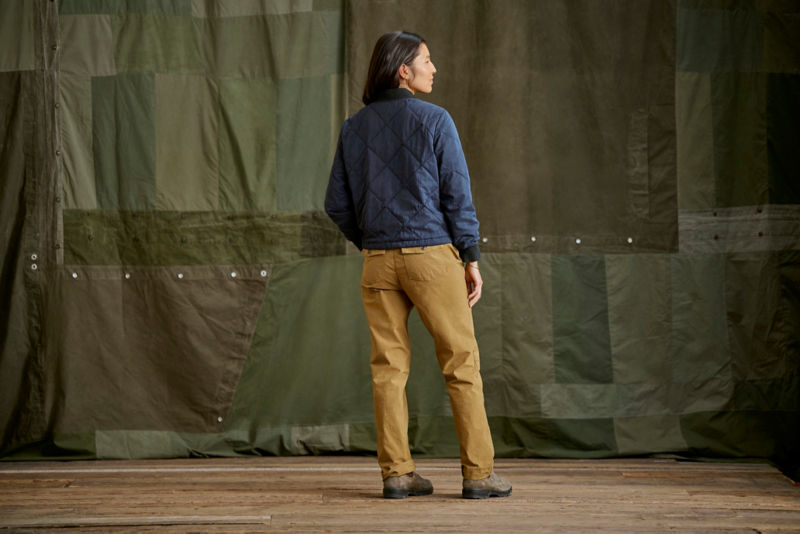 Women's 1856 Quilted Bomber Jacket - TRUE NAVY image number 5