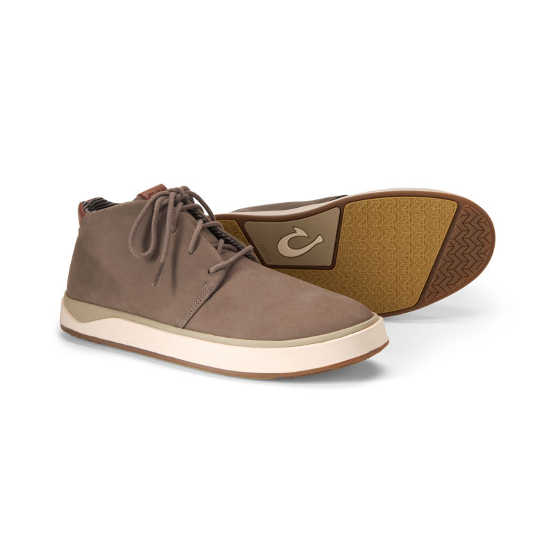 オノユキ Papakū 'Ili Men's Waterproof Leather Boots- Tan | OluKai