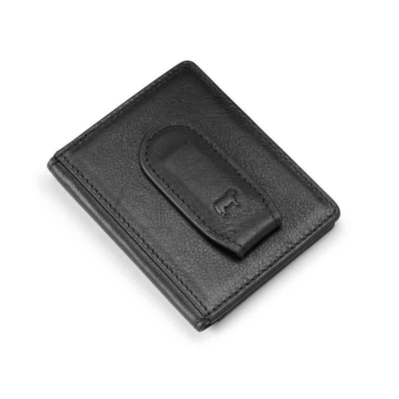 新品 完売品 meanswhile WAX LEATHER MONEY CLIP Wax Leather Money Clip / Black | meanswhile