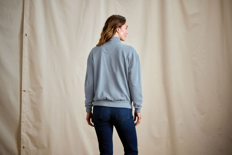Women&rsquo;s Campfire 1/4-Zip Sweatshirt - BLUE HAZE image number 4