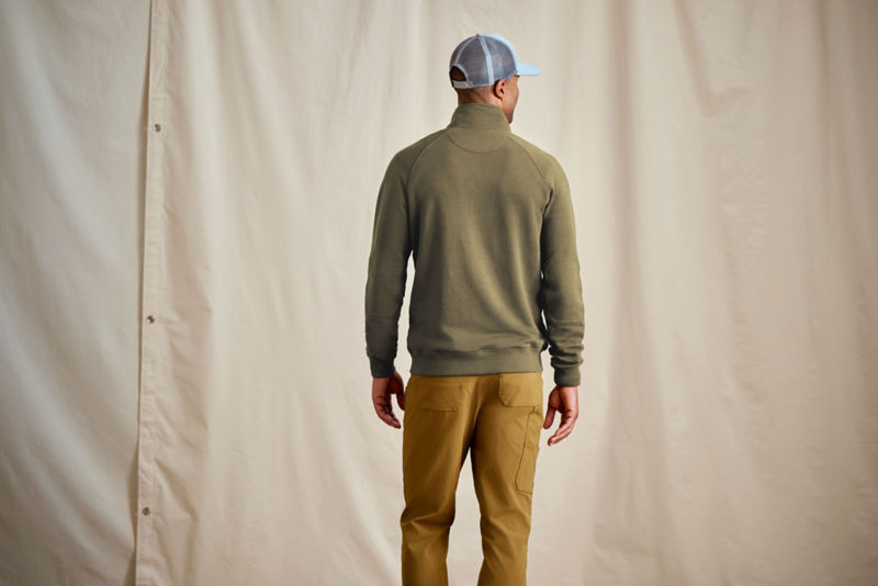 Men&rsquo;s Campfire 1/4-Zip Sweatshirt - TARRAGON image number 4