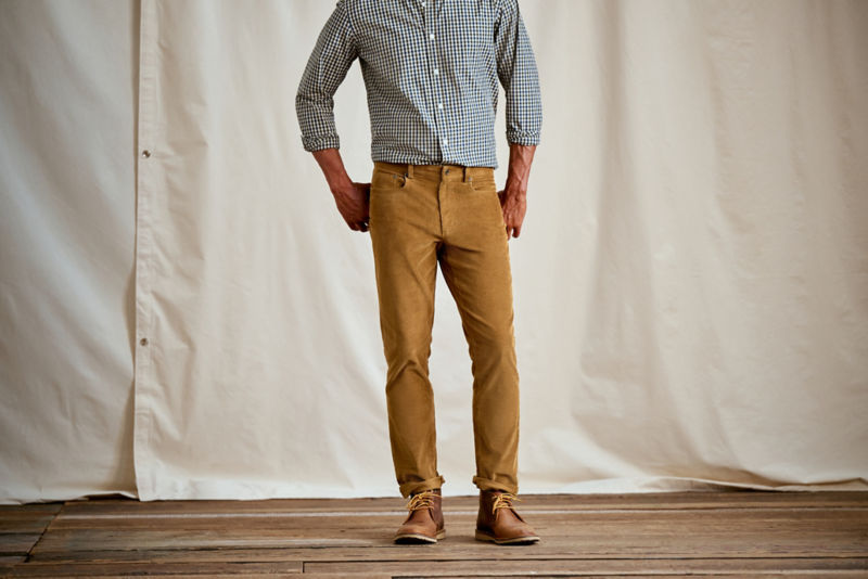 1856 Stretch 5-Pocket Corduroy Pants - FIELD KHAKI