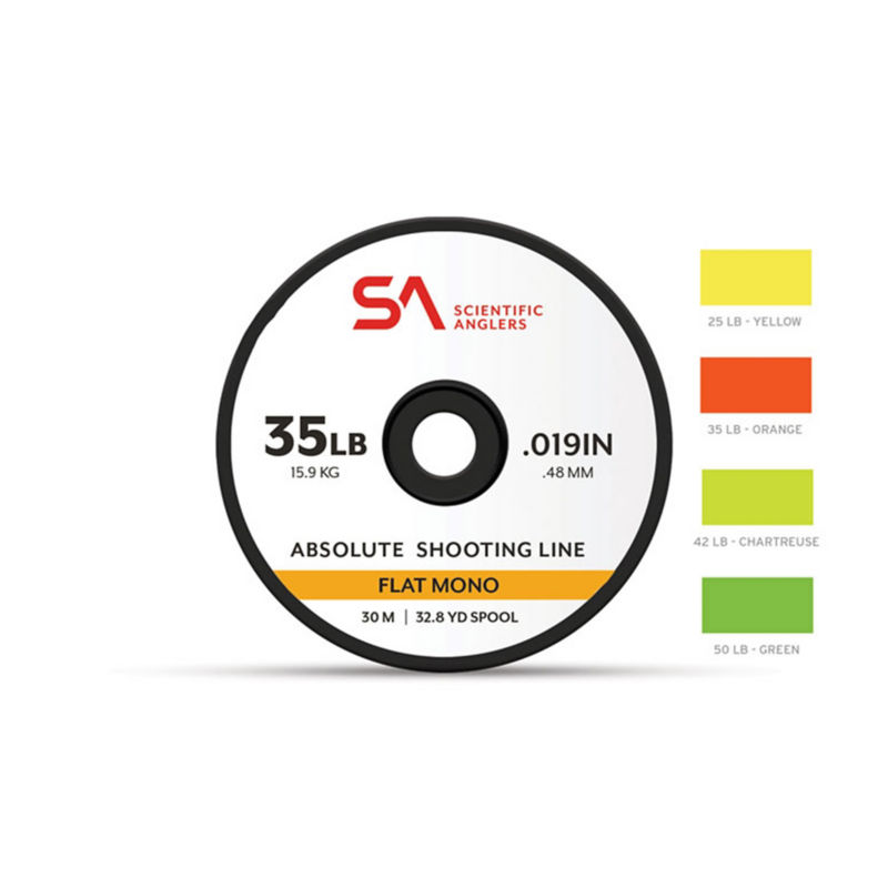 Scientific Anglers Absolute Flat Mono Shooting Line - 