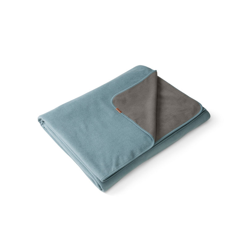 Waterproof Fleece Bed Coverlet - BLUE