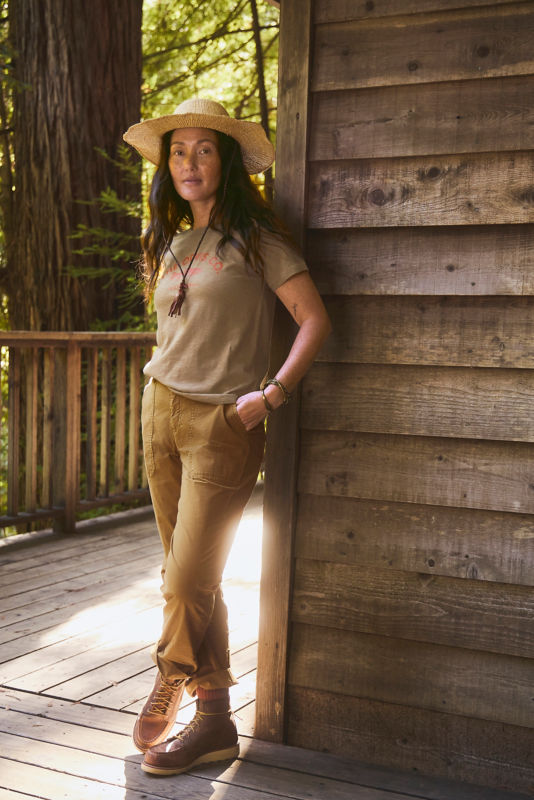 Bromley Slub Graphic Crewneck Tee - FIELD KHAKI