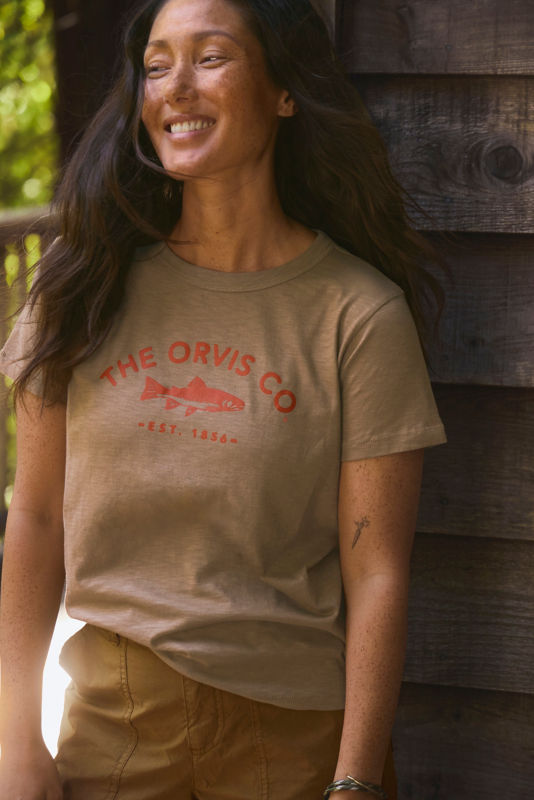 Bromley Slub Graphic Crewneck Tee - FIELD KHAKI image number 2