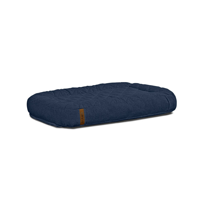 Memory Foam Lounger Dog Bed - NAVY image number 3