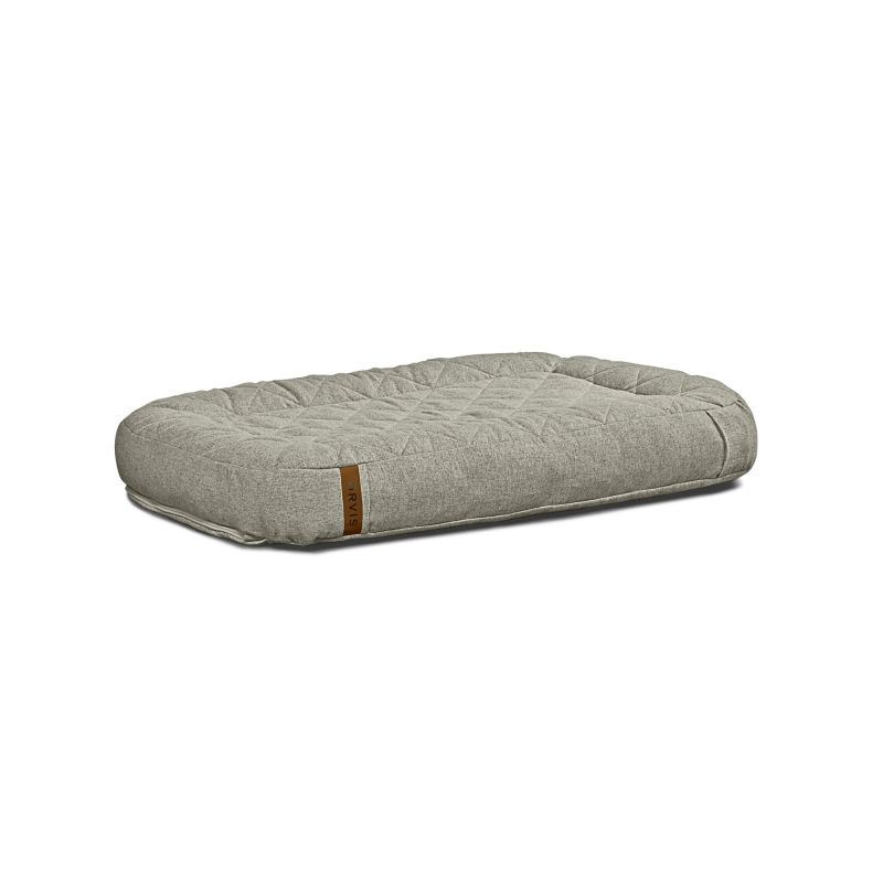Memory Foam Lounger Dog Bed - LIGHT GRAY image number 3