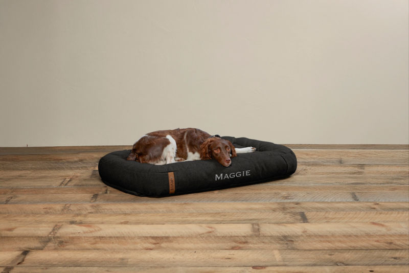 Memory Foam Lounger Dog Bed - CHARCOAL
