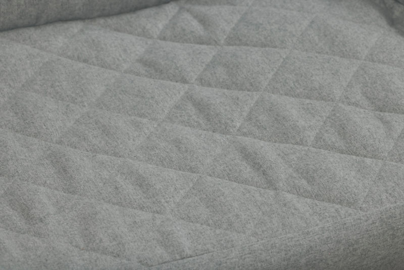 Memory Foam Couch Dog Bed - LIGHT GRAY image number 5