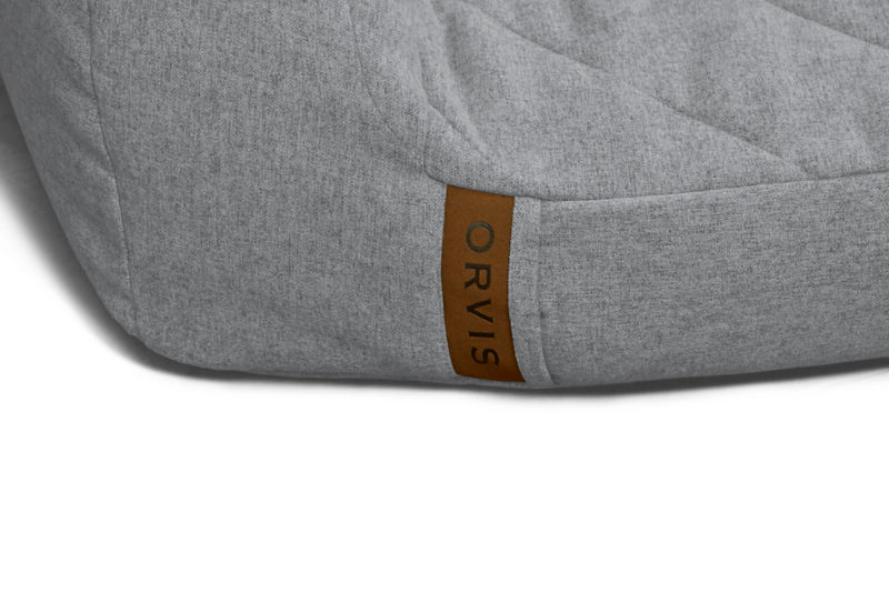 Memory Foam Couch Dog Bed - LIGHT GRAY image number 4