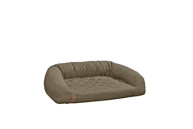 Memory Foam Couch Dog Bed - OLIVE image number 5