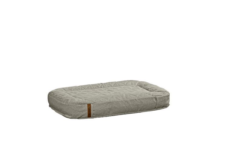 ToughChew&reg; Memory Foam Lounger Dog Bed - LIGHT GRAY image number 4
