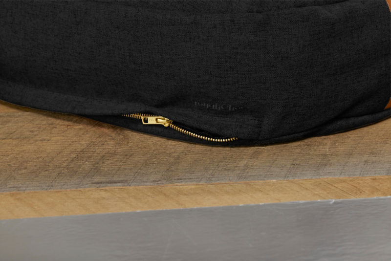 ToughChew&reg; Memory Foam Lounger Dog Bed - CHARCOAL image number 7