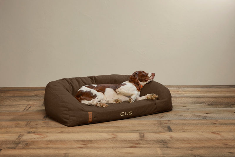 ToughChew&reg; Memory Foam Couch Dog Bed - CHOCOLATE image number 0