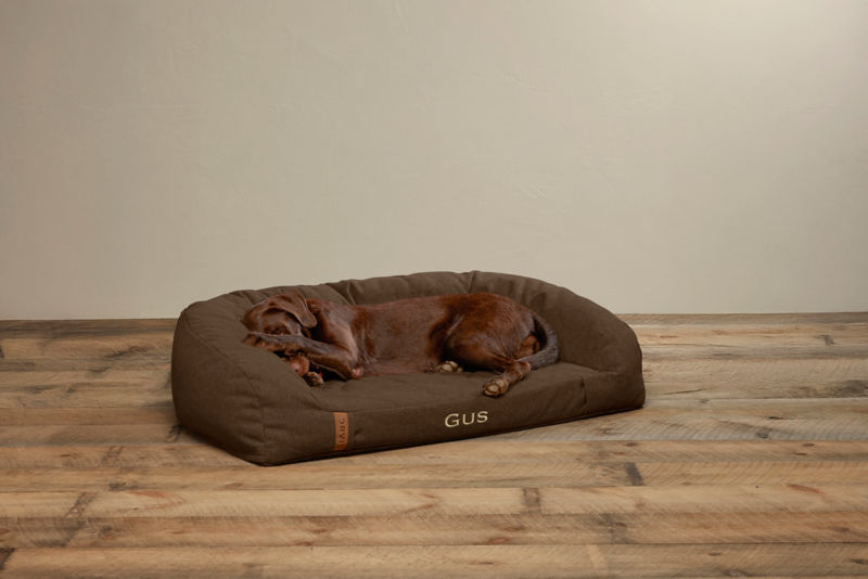ToughChew&reg; Memory Foam Couch Dog Bed - CHOCOLATE image number 3