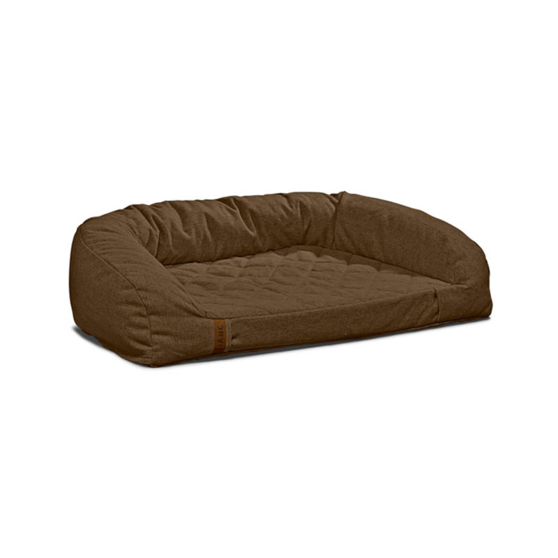 ToughChew&reg; Memory Foam Couch Dog Bed - CHOCOLATE image number 4