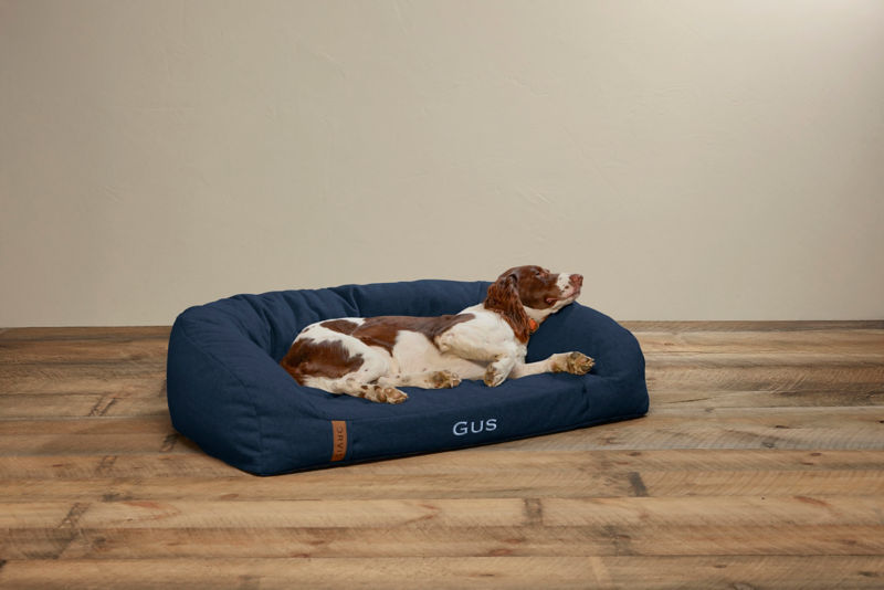 ToughChew&reg; Memory Foam Couch Dog Bed - NAVY image number 0