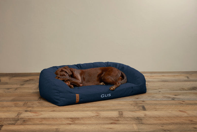 ToughChew&reg; Memory Foam Couch Dog Bed - NAVY image number 3