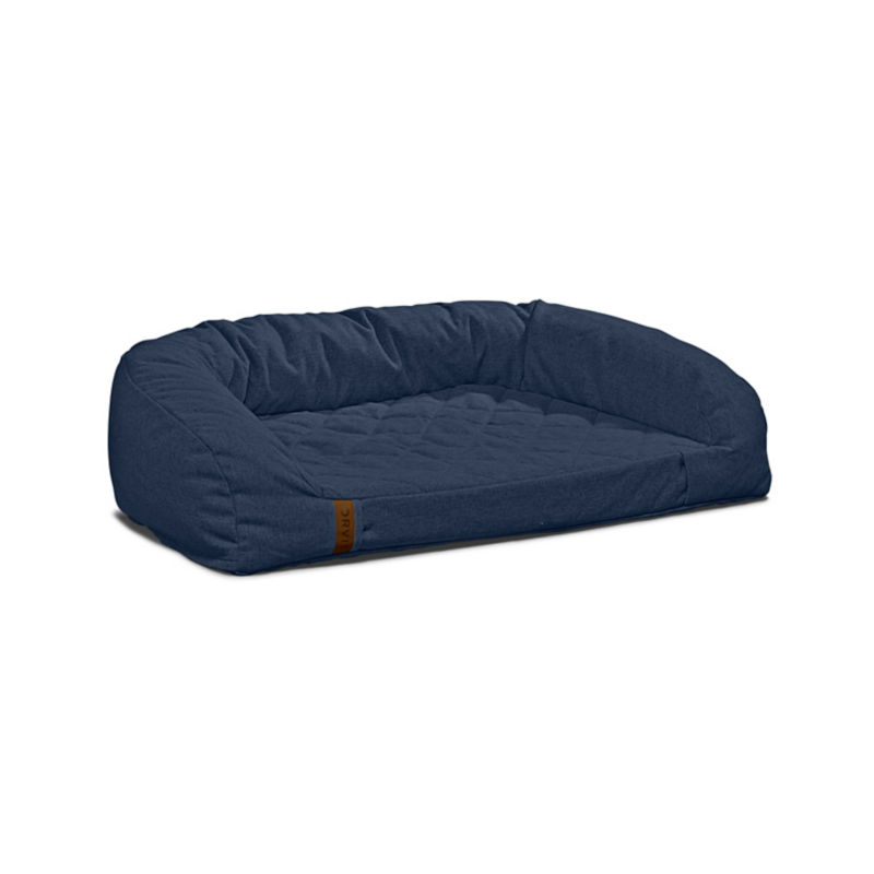 ToughChew&reg; Memory Foam Couch Dog Bed - NAVY image number 4