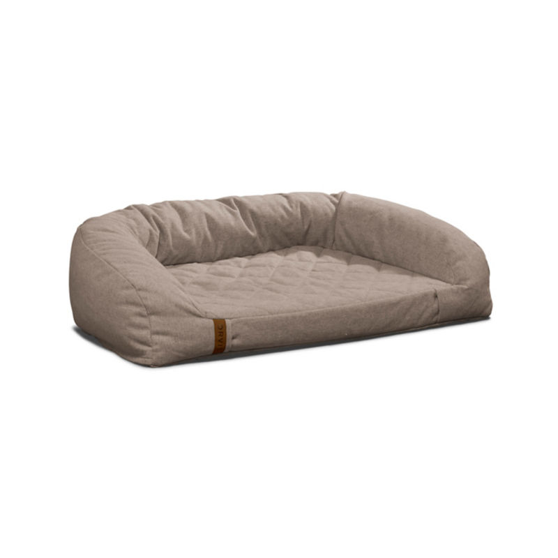 ToughChew&reg; Memory Foam Couch Dog Bed - LIGHT GRAY image number 4