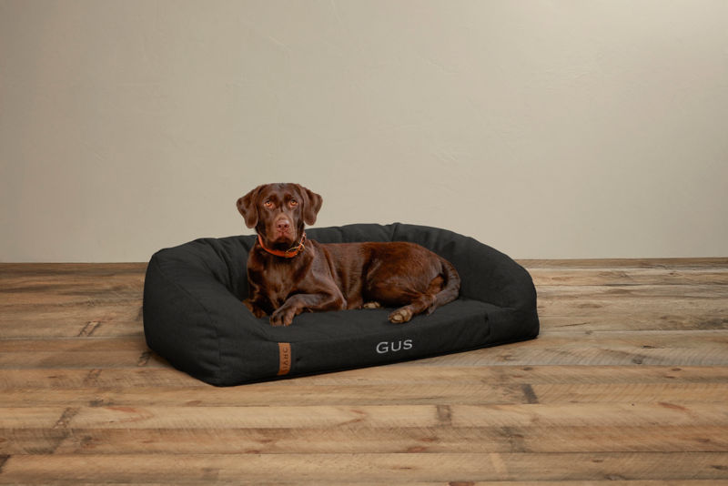 ToughChew&reg; Memory Foam Couch Dog Bed - CHARCOAL image number 2