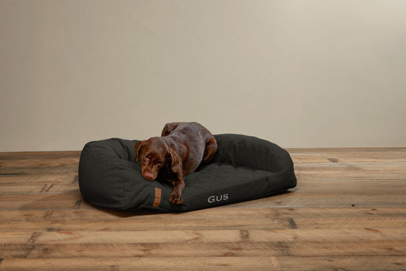 ToughChew&reg; Memory Foam Couch Dog Bed - CHARCOAL image number 1