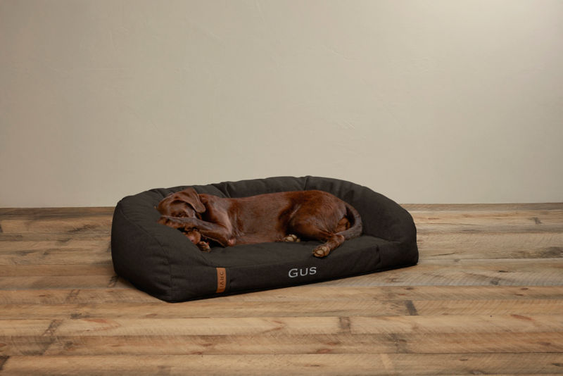 ToughChew&reg; Memory Foam Couch Dog Bed - CHARCOAL image number 3