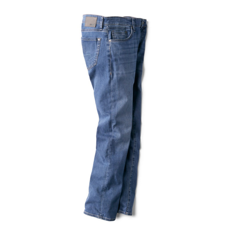 Mavi Zach Straight Leg Jeans - MID INDIGO image number 2
