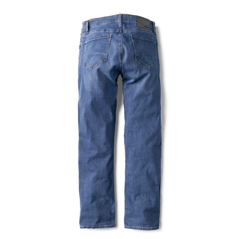 Mavi Zach Straight Leg Jeans - MID INDIGO image number 3