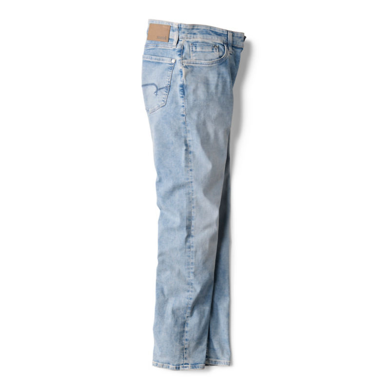 Mavi Zach Straight Leg Jeans - LIGHT FEATHER BLUE image number 1