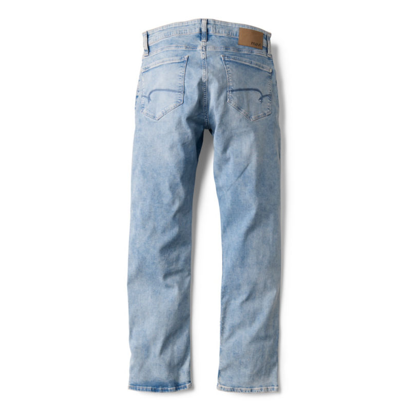 Mavi Zach Straight Leg Jeans - LIGHT FEATHER BLUE image number 2