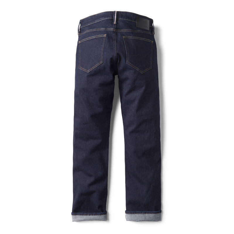 Mavi Marcus Organic Selvedge Denim Slim Straight Jeans - ORGANIC RINSE image number 3