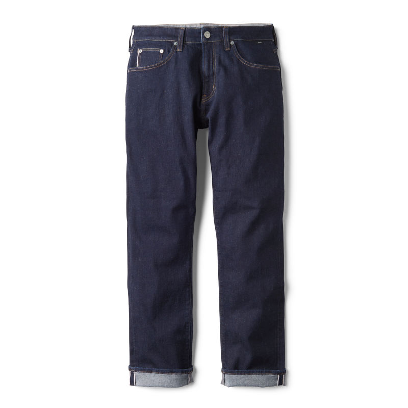Mavi Marcus Organic Selvedge Denim Slim Straight Jeans - ORGANIC RINSE image number 1
