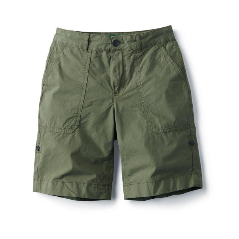 Women&rsquo;s 1856 Stretch Poplin 9" Utility Shorts - TARRAGON image number 6