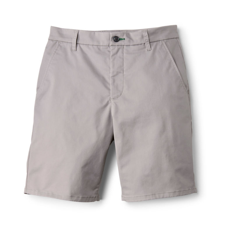 1856 Easy Care Angler 9" Chino Shorts - STERLING
