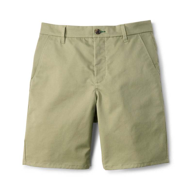 1856 Easy Care Angler 9" Chino Shorts - OLIVINE image number 0