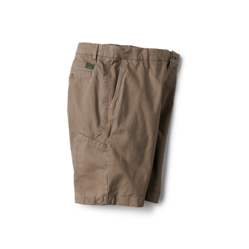 1856 Stretch Twill 9" Chino Shorts - MUSHROOM image number 1