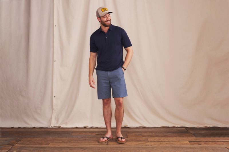 Men&rsquo;s Outbound Merino Polo - TRUE NAVY image number 1