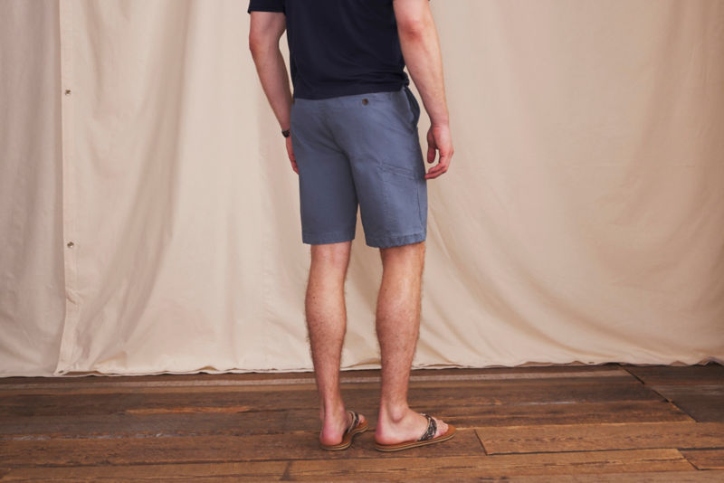 1856 Stretch Twill 9" Chino Shorts - CADET BLUE image number 4