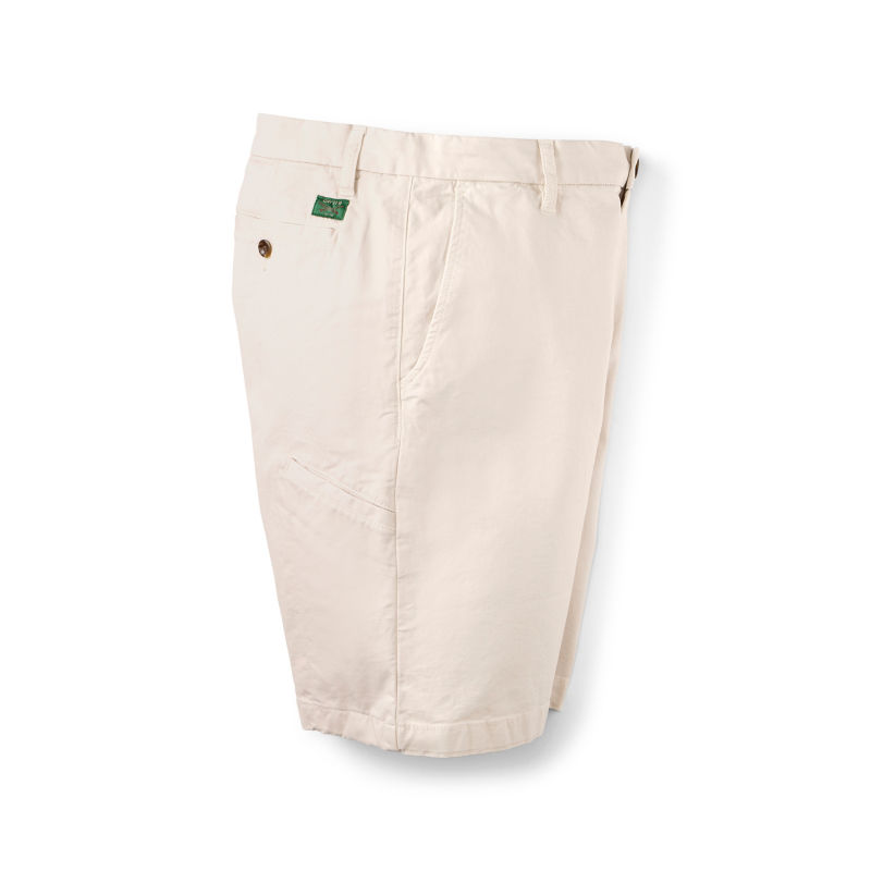 1856 Stretch Twill 9" Chino Shorts - PALE STONE image number 1