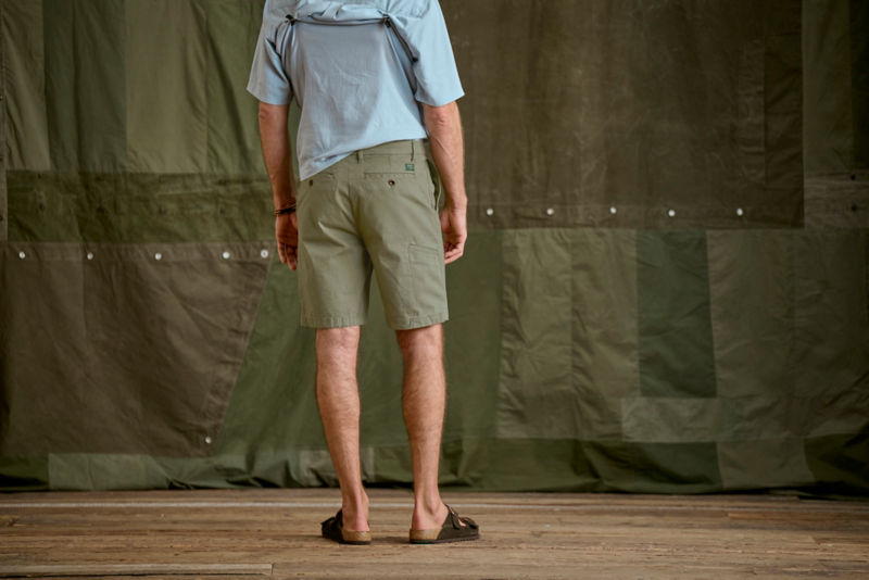 1856 Stretch Twill 9" Chino Shorts - KHAKI image number 6