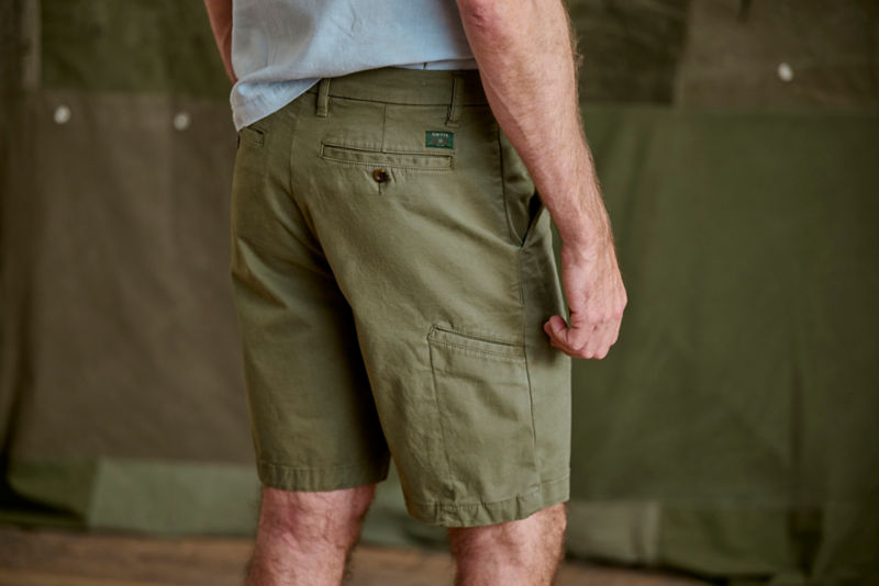 1856 Stretch Twill 9" Chino Shorts - KHAKI image number 4
