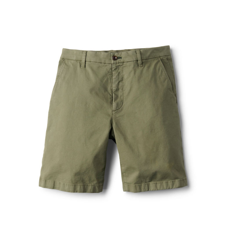 1856 Stretch Twill 9" Chino Shorts - MOSS image number 4
