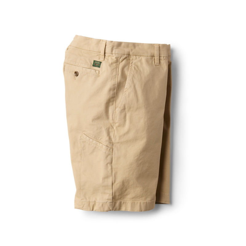 1856 Stretch Twill 9" Chino Shorts - SHIITAKE image number 4