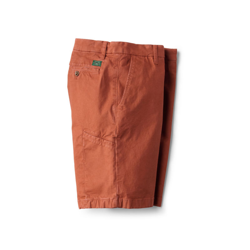 1856 Stretch Twill 9" Chino Shorts - RED CLAY image number 3