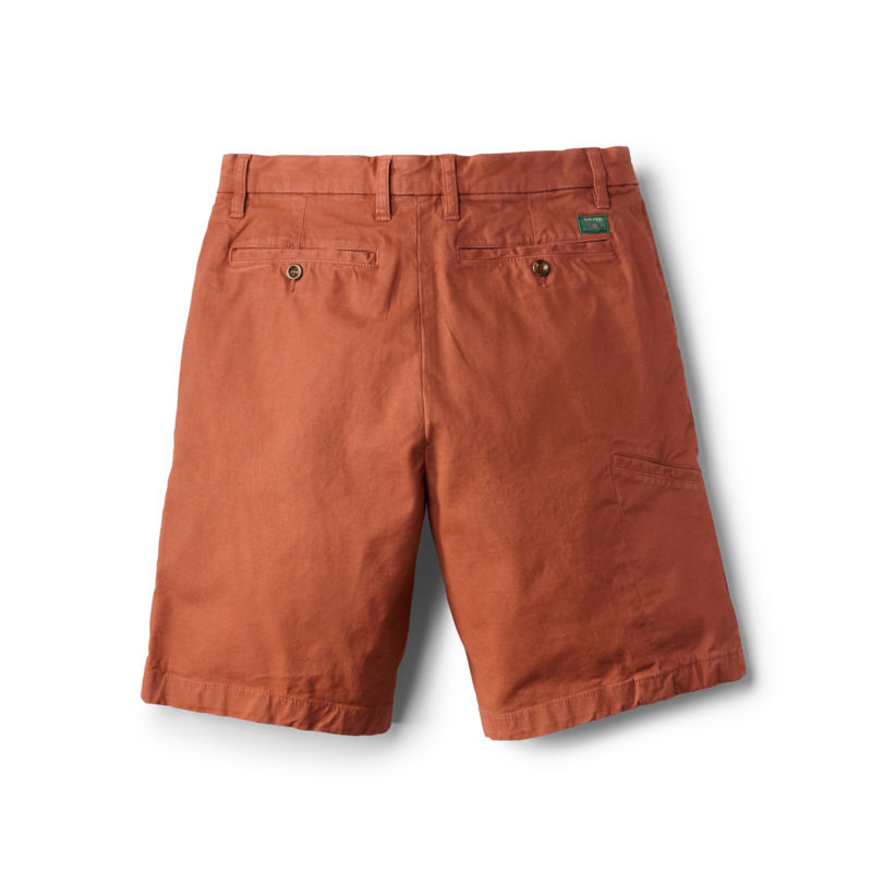 1856 Stretch Twill 9" Chino Shorts - RED CLAY image number 4